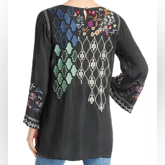 Johnny Was heavily embroidered Esmeralda Tunic NWT - Picture 3 of 12
